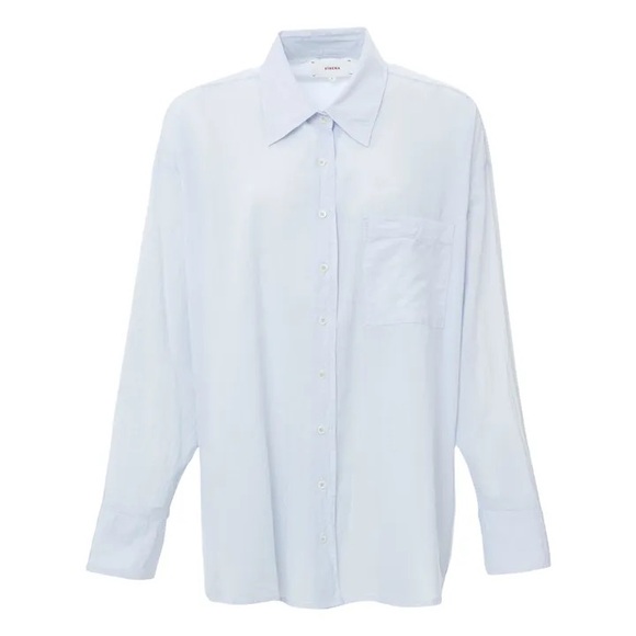 XiRENA Sydney Light Blue Button-Up Shirt Large - Picture 2 of 3